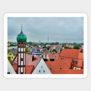 Augsburg Rooftops Sticker